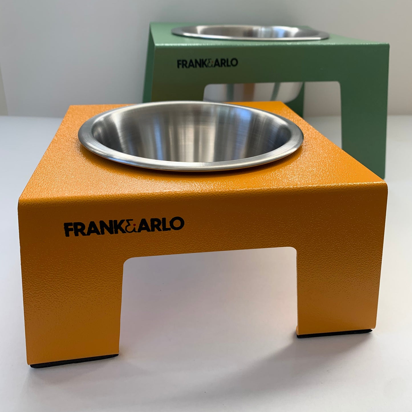 SALE: Coloured Elevated Metal Dog Feeder | Single