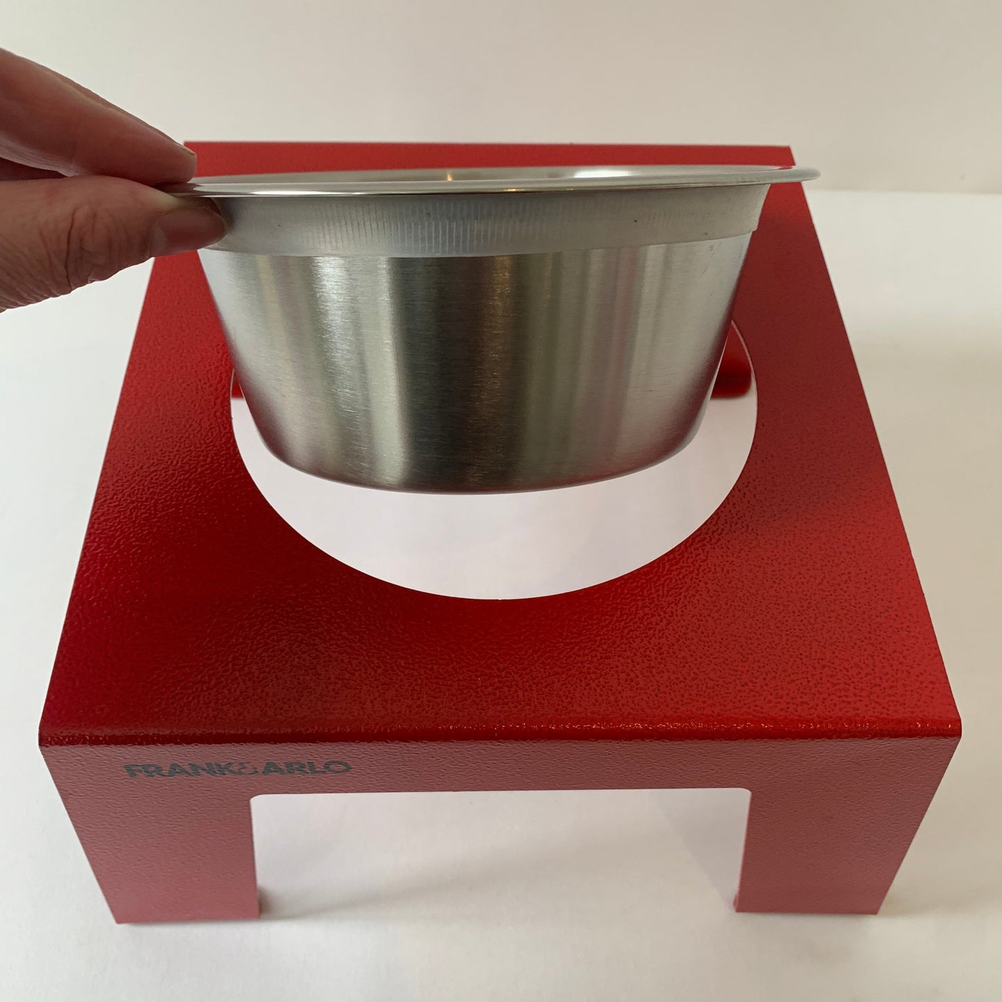 SALE: Coloured Elevated Metal Dog Feeder | Single