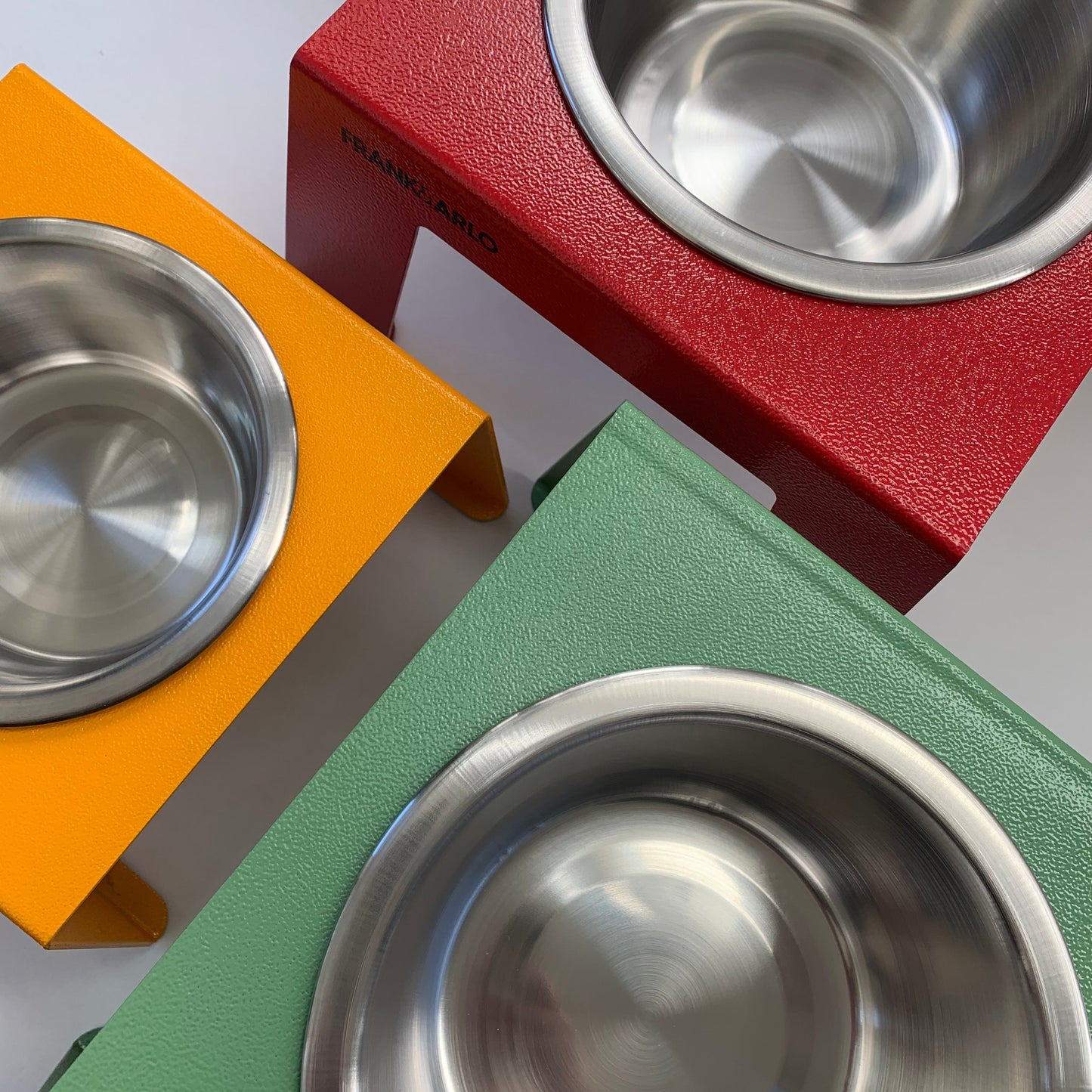 SALE: Coloured Elevated Metal Dog Feeder | Single