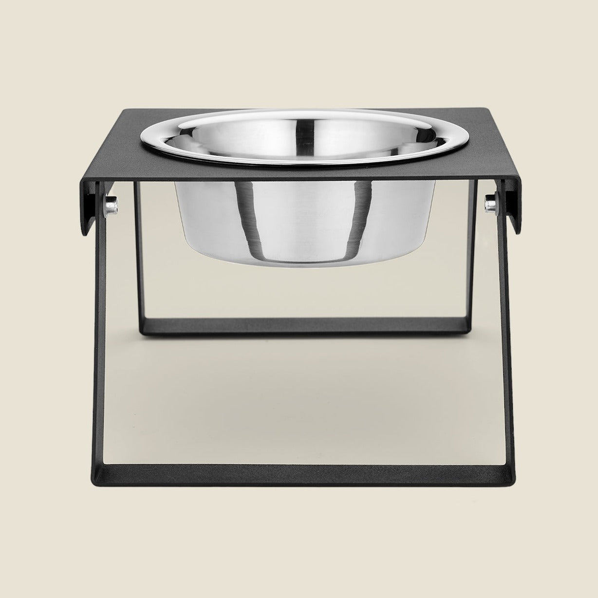 Elevated Metal Dog Feeder | Single (Foldable Legs)