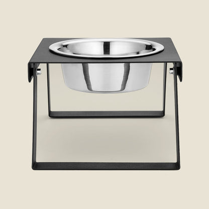 Elevated Metal Dog Feeder | Single (Foldable Legs)
