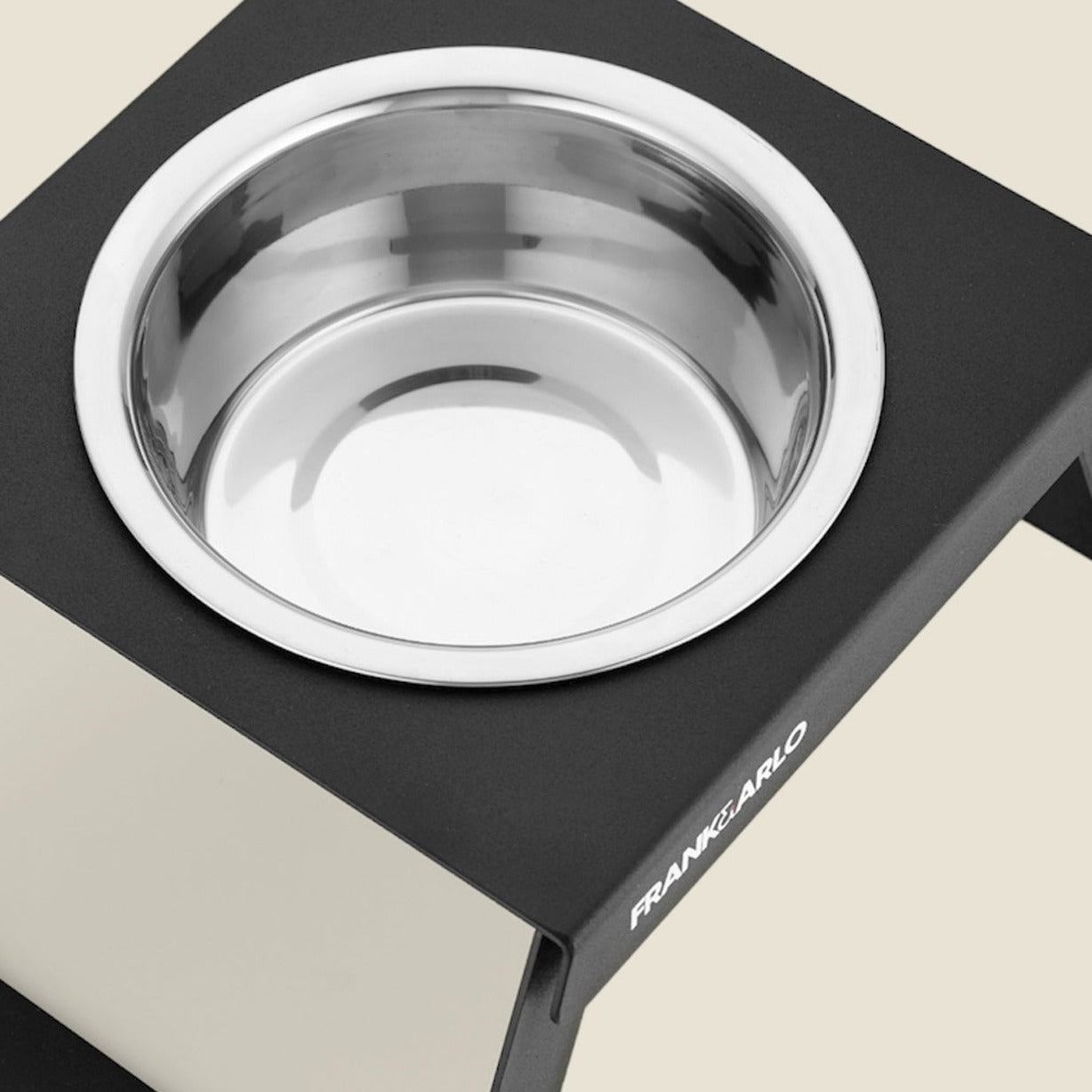 Elevated Metal Dog Feeder | Single (Foldable Legs)