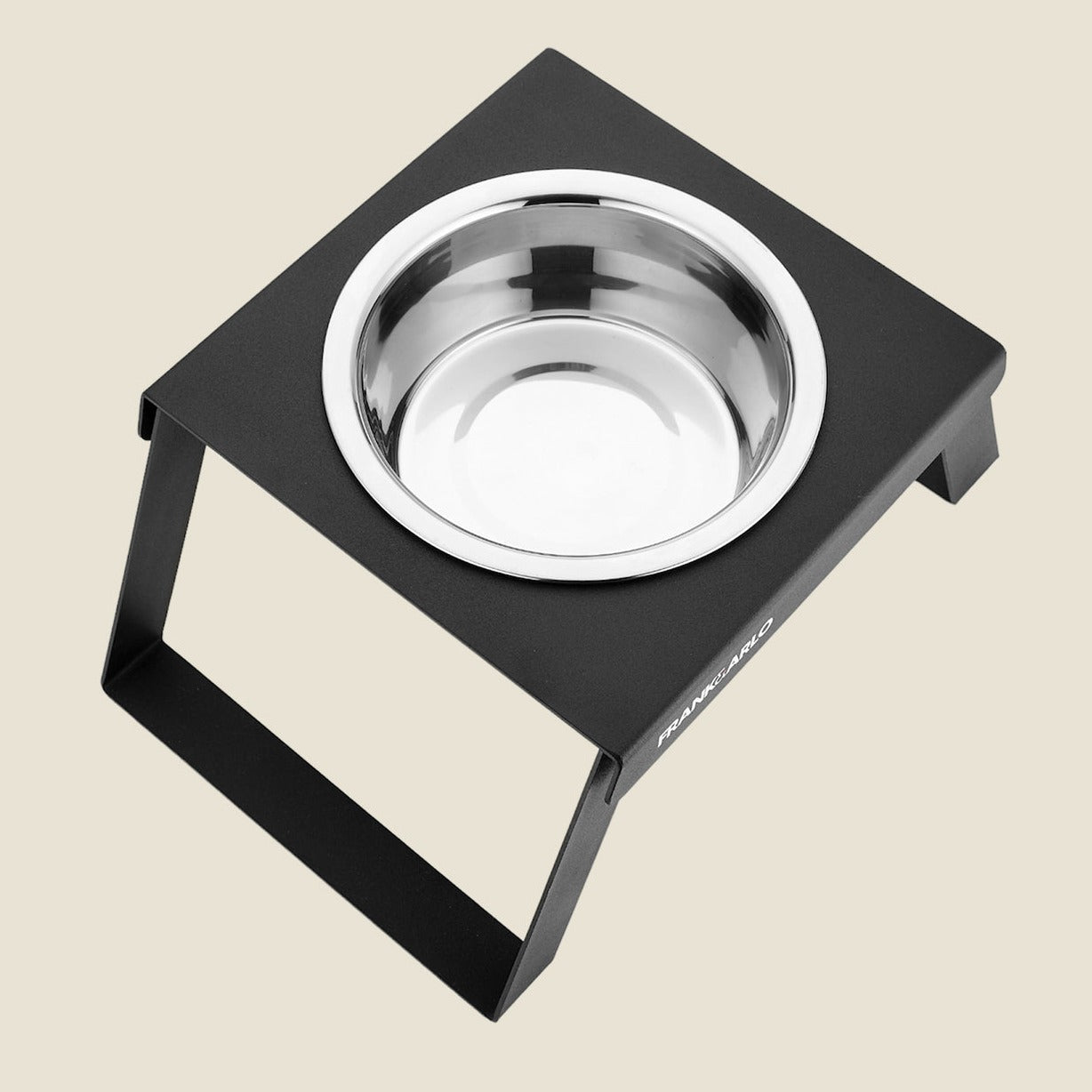 Elevated Metal Dog Feeder | Single (Foldable Legs)