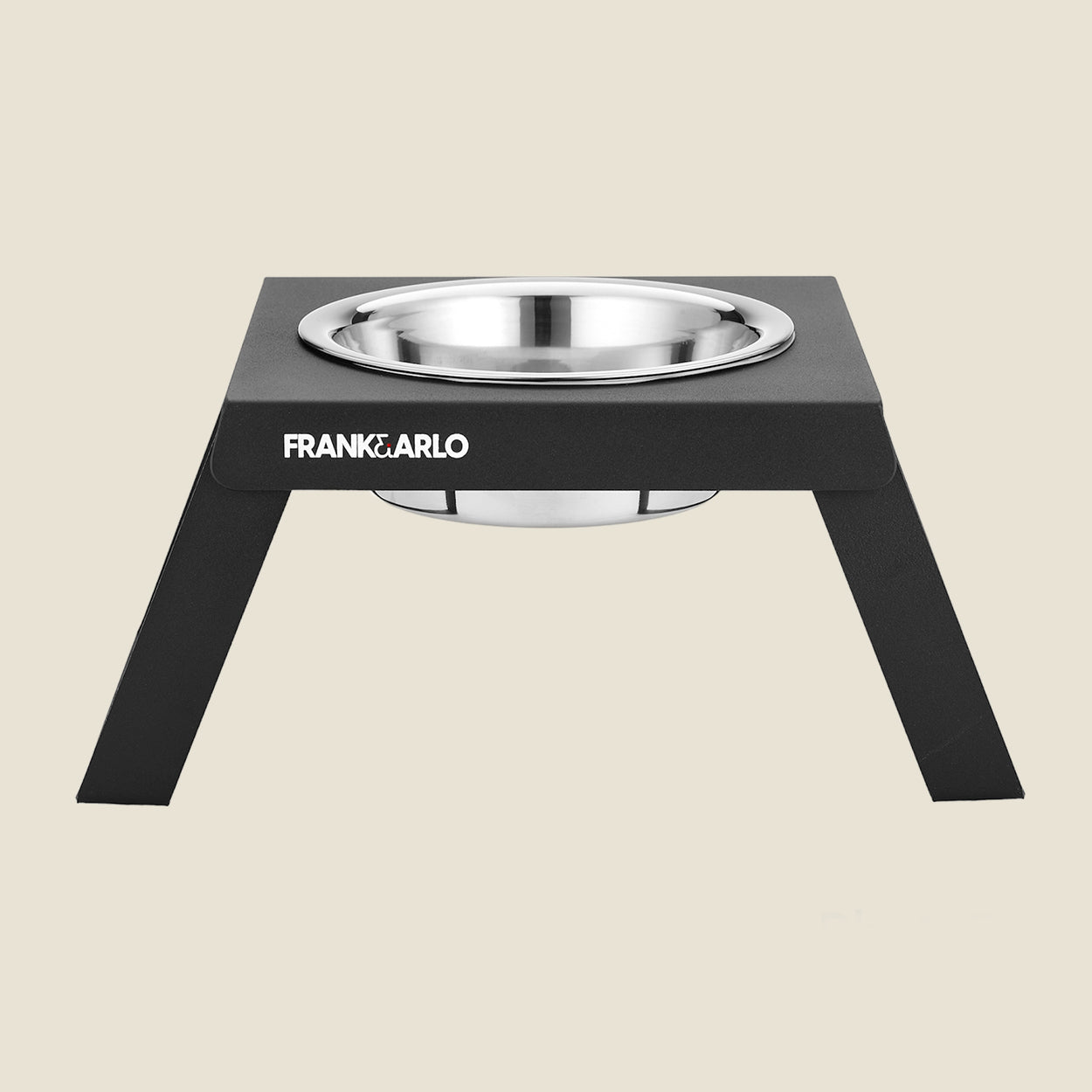 Elevated Metal Dog Feeder | Single (Foldable Legs)