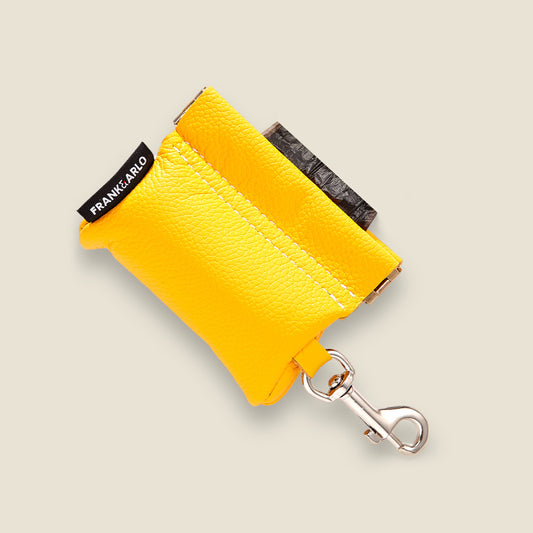Top grain leather Poo Bag Holders